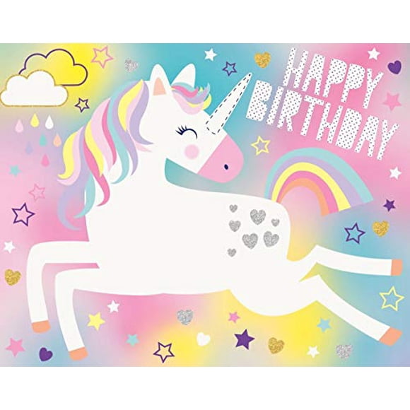 Unicorn Birthday Party Game for 16 Players, 1 Ct.