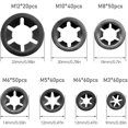 thumbnail image 4 of 340 Pcs Lock Washers Starlock Lock Washers Kit Bearing Fastener M3 M4, 4 of 5