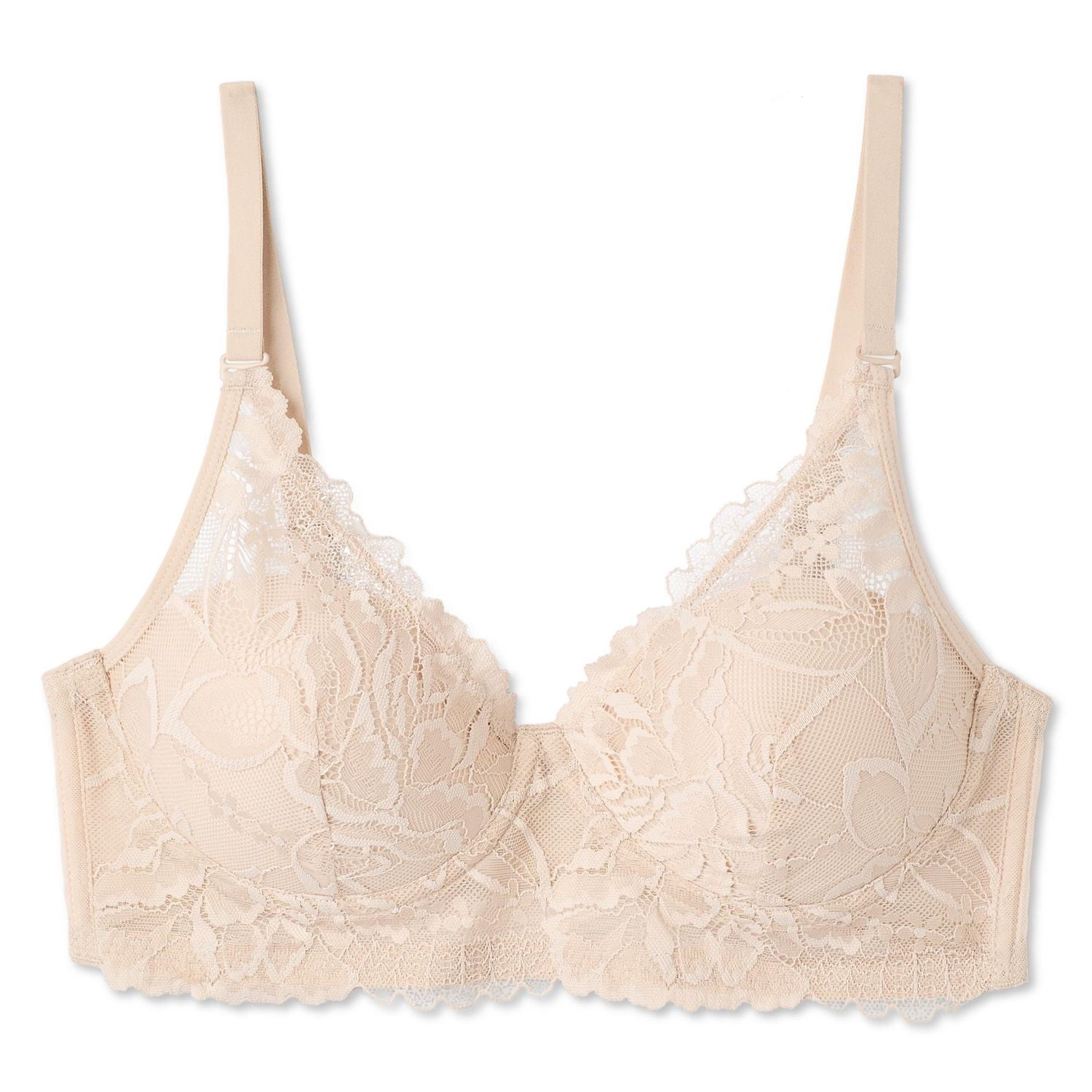 George Women's Lace Overlay Padded Bra