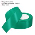 thumbnail image 3 of Unique Bargains 1.5 Inch Wide 24 Yards Satin Ribbon, 2 Pack Double Face Solid Crafts Roll for Party Home DIY Wrapping Decoration, Cyan, 3 of 6