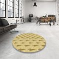 thumbnail image 4 of Ahgly Company Tapis d'Intérieur Rectangulaire Transitionnel Lavable à la Machine, Brun Caramel, 5 Pieds x 7 Pieds, 4 of 7