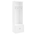 thumbnail image 1 of Crosley Furniture Harper Arbre d'Entrée en Bois en Panneau de Particules, Blanc, 1 of 13