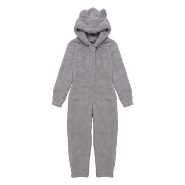 Solid Color Parent-Child Suit, Long Sleeve Family Pajamas Set, Round Neck Zipper Hoodie