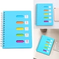 thumbnail image 2 of ZTTD 5 Subject Notebook, Spiral Notebooks College Ruled with Dividers Tabs, 240 Pages A5 Office Notebooks for Work, Professional Organizer Notebooks for Note Taking Office, Blue, 2 of 9