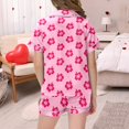 thumbnail image 5 of Ensemble de Pyjama pour Petites Filles, Imprimé Graphique, Pyjama pour Enfants à Boutons, Ensemble de Pyjamas, Tenue de Nuit, Pyjamas Soyeux pour Filles, Taille 4T 5T, 5 of 5
