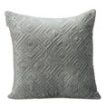 thumbnail image 1 of Parkland Collection PILL21354P Coussin Décoratif Carré Transitionnel Charbon Eris, 1 of 3