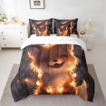 thumbnail image 2 of YST Kids Fox Comforter Set, 7-Piece Brown Wildlife Bedding Accessories, King (7 Count), 2 of 4