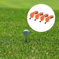 thumbnail image 4 of S SERENABLE Ensemble de 4 Pcs de Clubs Hybrides de Golf en Maille avec Étiquette Numérotée, Protection Cadeau de Golf, Orange, 4 of 9