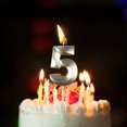 thumbnail image 2 of SHAGUOZHOU Dinner Candlesticks Advent And Holder Birthday Candles Extended Big Number Candle Multicolor 3D Design Cake Topper Decoration For Any Celebration, 2 of 8