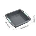 thumbnail image 3 of Big Savings! Non-Stick Silicone Baking Molds, Cake, Bread, and Dessert Baking Pan, Round and Square Shapes, Double Handle Baking Tools for Kitchen and Home Use, 3 of 8
