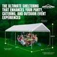 thumbnail image 3 of Caravan Canopy Domain 10x20 Foot Straight Leg Instant Canopy Tent Set White, 3 of 10