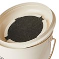 thumbnail image 5 of FRAÎCHE Spring Cream Kitchen Compost Bin, 3 litre, 5 of 5