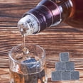 thumbnail image 4 of Meitianfacai Whiskey Stones Gift Set Of 6 Unique Chilling Stones With Velvet Pouch-Reusable, Gray, 4 of 6