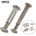 thumbnail image 4 of 10Pcs M5 M8 Splint Nut Male-Female Snap Rivet Butt Screw Nut Furniture Cabinet, 4 of 6