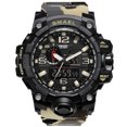 thumbnail image 1 of SMAEL Men Military Watch 50m Waterproof Wristwatch LED Quartz Clock Digital Sports Watches, 1 of 1