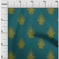 thumbnail image 1 of oneOone Georgette Viscose Fabric Leaves|Floral & Paisley Block Print Sewing Fabric BTY 42 Inch Wide, 1 of 4