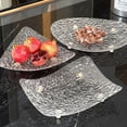 thumbnail image 1 of Vaidha Plateau de Présentation pour Fruits Glacier Motif Table Basse Fruits Fruits Secs Collation, 1 of 3