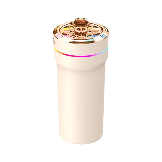 Ohufall Humidifier And Air Purifiers In One Intelligent Car Aromatherapy Purifier With Ambient Light For Car Odour Removal