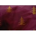 thumbnail image 3 of oneOone Cotton Silk Fabric Christmas Tree Ikat Print Sewing Fabric BTY 42 Inch Wide, 3 of 3