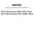 thumbnail image 2 of Kugel Rear Wheel Bearing Hub Assembly 70-512501 for Car Honda CR-V Acura RDX AWD, 2 of 11