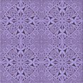 thumbnail image 1 of Ahgly Tapis d'Intérieur Lavable en Machine Carré Transitionnel Lilas Violet Vif, 8 Pieds Carré, 1 of 7