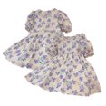 thumbnail image 2 of Qudderr Robe pour Petites Filles, Manches Courtes, Imprimée, Robe d'Été en Coton pour Tout-Petits, Princesse, 2-9 Ans, 2 of 6