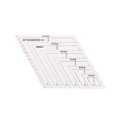 thumbnail image 2 of Huayishang Quilting Templates Sewing Machine Domestic Free Motion Transparent Straight, 2 of 3