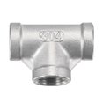 thumbnail image 5 of Unique Bargains 3/8 NPT Female Thread Tee Pipe Fitting Hose Adapter 304 Stainless Steel, 5 of 5