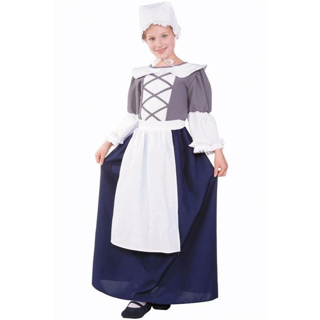 RG Costumes 91230-M Costume Enfant Moyen Colonial Peasant Girl