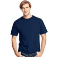 thumbnail image 1 of Hanes Mens ComfortSoft 4-Pack Crewneck T-Shirts, S, Navy, 1 of 1