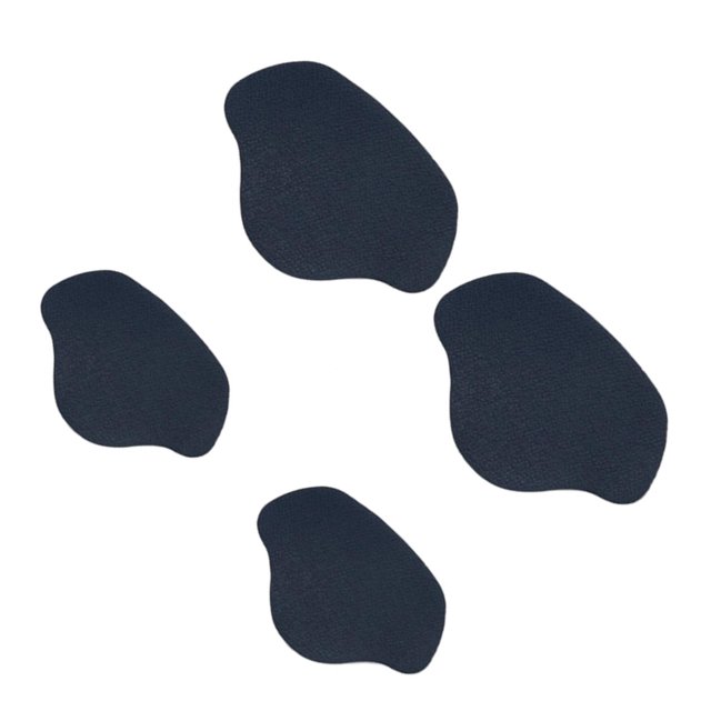 kurtrusly Semelles Ajustables pour Talons Hauts, Réparation de Talons Personnalisable, Noir 1Set
