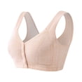 thumbnail image 1 of Timegard Wireless Bras for Women Plus Size Front Closure High Support Breathable Comfort Daily Bras, 1 of 7
