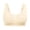 Khaki, variant on Bras for Women, Front Closure Bras for Women No Underwire Padded Wireless Supportive Bra Everyday Bra Push up Bra for Mom Grandma