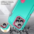 thumbnail image 2 of Supershield iPhone 15 Pro Max Defender Kick Stand Case, Triple 3 Layers Shockproof Heavy Duty Defender Hard Case Cover iPhone 15 Pro Max - Green, 2 of 3