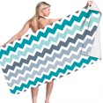 thumbnail image 4 of Stripe Series Microfiber Towels Large Bath Towels Beach Towels, 4 of 8