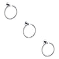 thumbnail image 2 of jesticaly Towel Ring Practical Fixing Rings Hanging Rack Exquisite Towels Hangers for Wall Hanger Stand for Home Bathroom Kitchen Use Bright color 3Set, 2 of 6