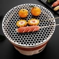 thumbnail image 3 of ziyahi Stainless Steel Round Grill Net BBQ Mat For BBQ Lovers Barbecue Rack Round BBQ Grill Mesh Grill Rack 22cm, 3 of 6