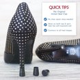 thumbnail image 4 of High Heel Protector & Heel Repair Caps - 4 Pairs (XS, S, M, L, Black), 4 of 5