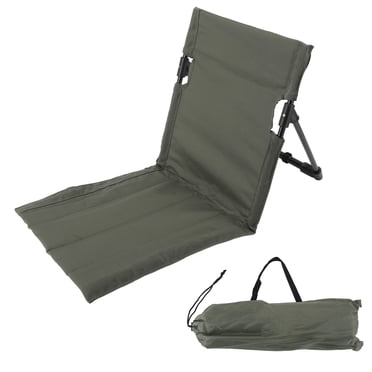 Chaise Pliante Portable, Chaise Longue De Plage, Chaise Longue D'extérieur, Chaise De Plage, Chaise Longue De Plage Pliante Portable pour Adultes avec Dossier Réglable(Vert)