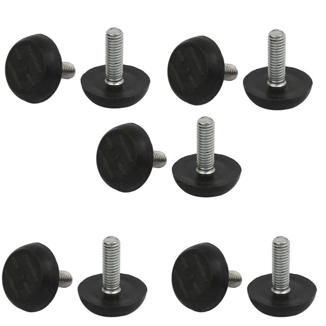 Unique Bargains 10 Pcs Filetage M6x20mm Réglable pour Glisser les Meubles