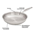 thumbnail image 2 of Poêle en acier inoxydable, 28 cm, Confederation Meyer, 2 of 2