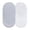 Grey, variant on Baby Care Baby Mose Sheet for – Bassinet and Cradle Fitted Sheet Set 2-Pack for Pram Crib Pads Changing Satin Fit 2PCS