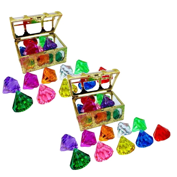 Leojiow 2Pcs 10Pcs Set With Diving Gem Pool Toy Underwater Swimming Toy For Kids 7.5*5.5*5Cm