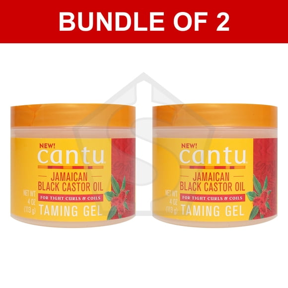 Bundle of 2 - CANTU Jamaican Black Castor Oil Taming Gel (4oz)