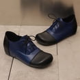 thumbnail image 4 of Wensltd Chaussures Plates à Lacets pour Femmes, Mode et Décontractées, Bout Rond, Chaussures en Cuir Souple Confortables, 4 of 9