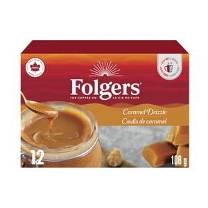 Folgers Caramel Drizzle K-Cup Coffee Pods 12 Pods