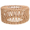 thumbnail image 1 of SHISUYAN Straw Rope Woven Lampshade Grass Rope Rustic Ceiling Lamp Cover for Replacement Size S, 1 of 8