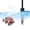 Black 6U9, variant on Rvkxad Mini Aquarium Heater 25/50W, Intelligent Constant Temperature 26 Degrees Heating Rod for 1-10 Gal Tank, Small Aquarium Fish Tank Turtle Tank