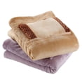thumbnail image 4 of Kadlawus 2Pcs USB Heated Blanket, Low Voltage Electric Warming Blanket, Soft Velvet Heated Throw for Travel Office, Portable Heating Pad for Lap, Carbon Fiber Heating Pad with Auto Shut Off, 4 of 9
