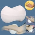 thumbnail image 1 of Memory Foam Knee Pillow for Side Sleep Leg Support Cushion for Sciatica and Numbness Back Comfort Spinal Alignment Ergonomic Leg Pillow, 1 of 4